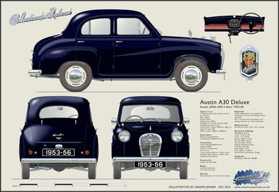 Austin A30 4 door Deluxe 1953-56